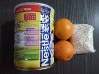 橙肉西米露的做法步骤1