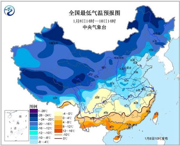 预警：大风降温来了!未来三天吉林广东等局地降温超10℃