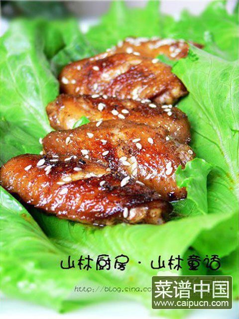 烧烤鸡翅