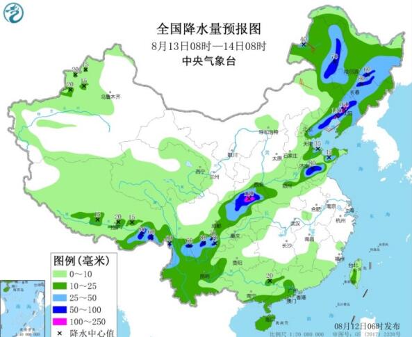 四川暴雨成灾降雨量100毫米以上  今天北方的雨水也持续不断