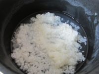 咸蛋木耳粥的做法步骤5
