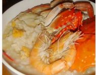 海蟹鲜虾粥的做法步骤7