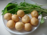 空心菜油面筋汤的做法步骤1