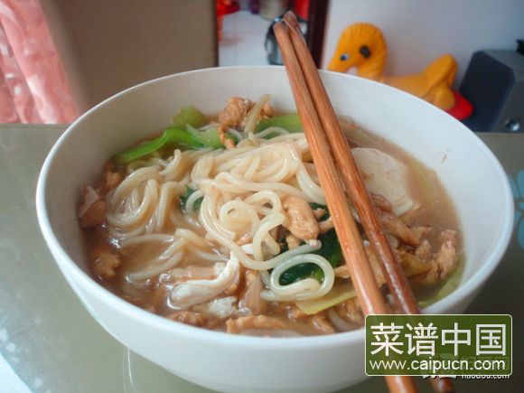 鸡丝拉面