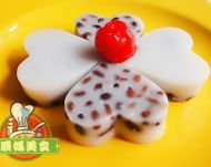 椰汁红豆糕的做法步骤4