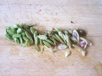 紫姜香茅三文鱼的做法步骤3