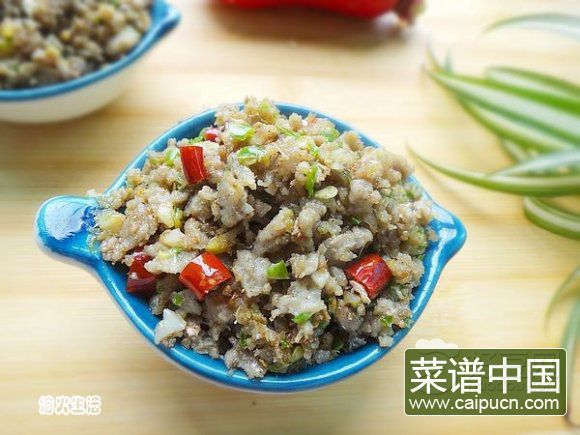 青椒鱼剁生