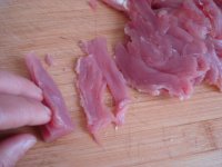 干锅包菜肉片的做法步骤1