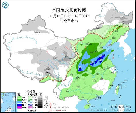 1月16日：未来三天全国天气预报