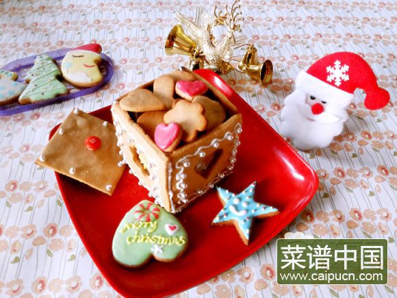 圣诞姜饼盒子