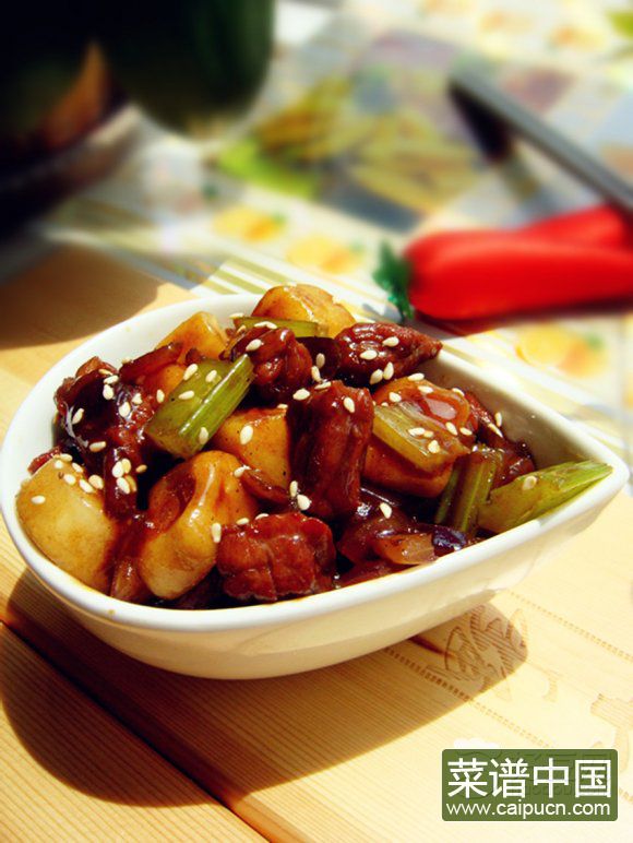 牛肉丁炒年糕