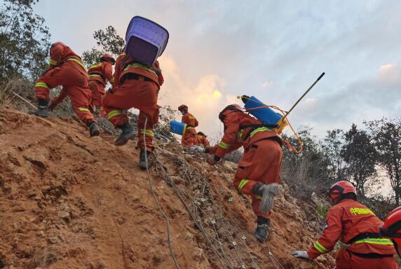 云南丽江龙蟠乡森林火灾最新消息 目前明火已扑灭正在守观察