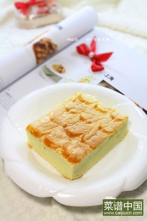 千叶纹黄金蛋糕