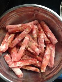 萝卜汆羊肉的做法步骤1