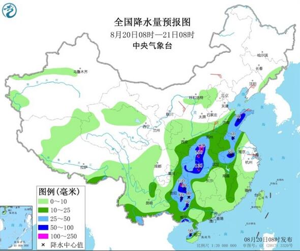 未来三天广西云南等地将持续有降雨 江淮一带有暴雨