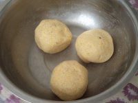 豆渣玉米面饼子的做法步骤4