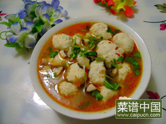 酸辣鱼丸