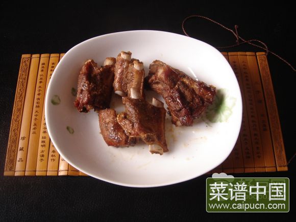 烤黑椒羊排