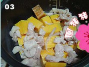 南瓜鸡肉电锅饭的做法步骤3