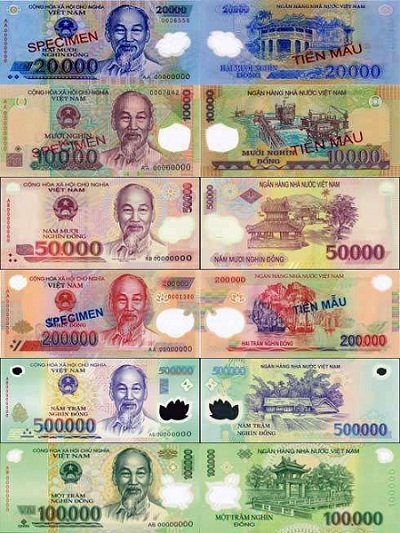 越南盾最大面值是多少