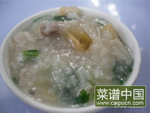 皮蛋瘦肉粥