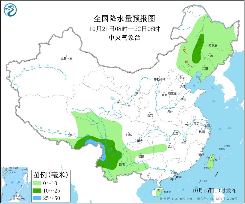 未来十天全国天气预报