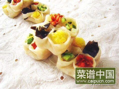 四色蒸饺