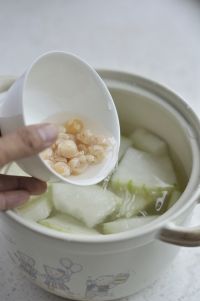干贝冬瓜肉丸汤的做法步骤9