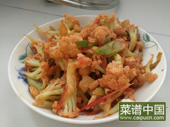 茄汁炒花菜