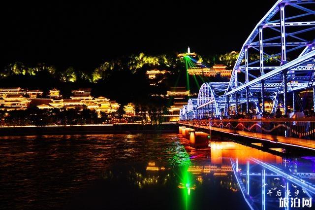 兰州中山桥夜景游玩攻略(图片+美食)