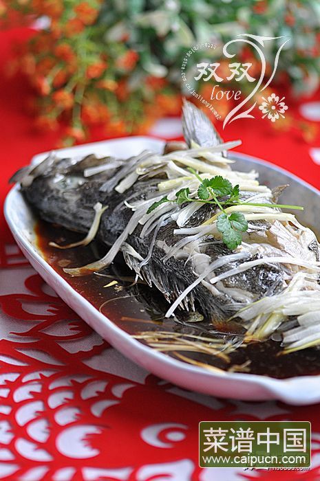 清蒸黑头鱼