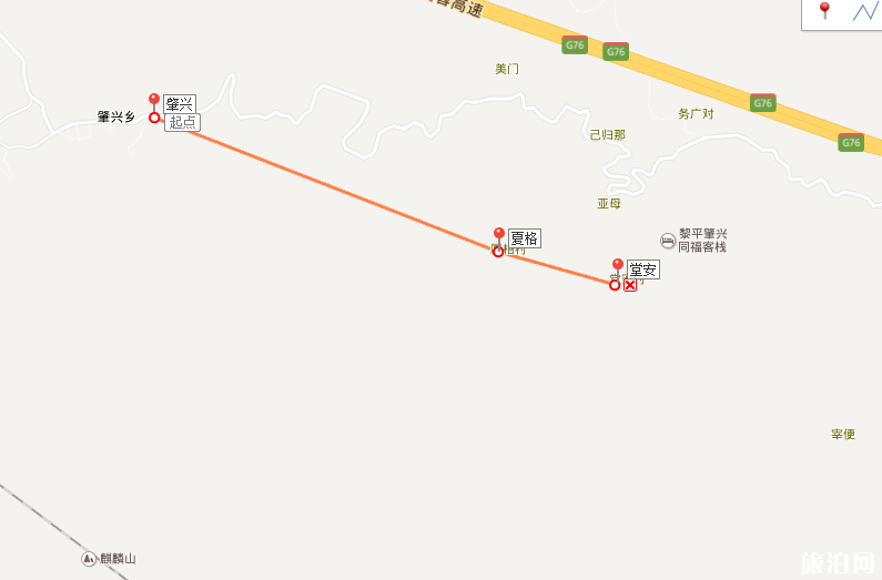 堂安徒步小环线线路推荐