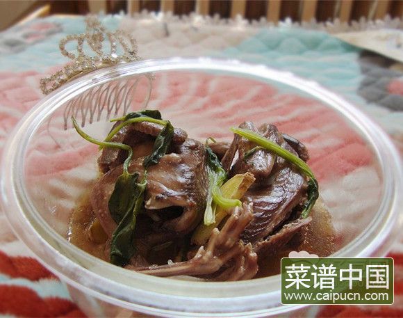 香菜蒸鹌鹑