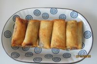 香酥豆沙春卷的做法步骤5