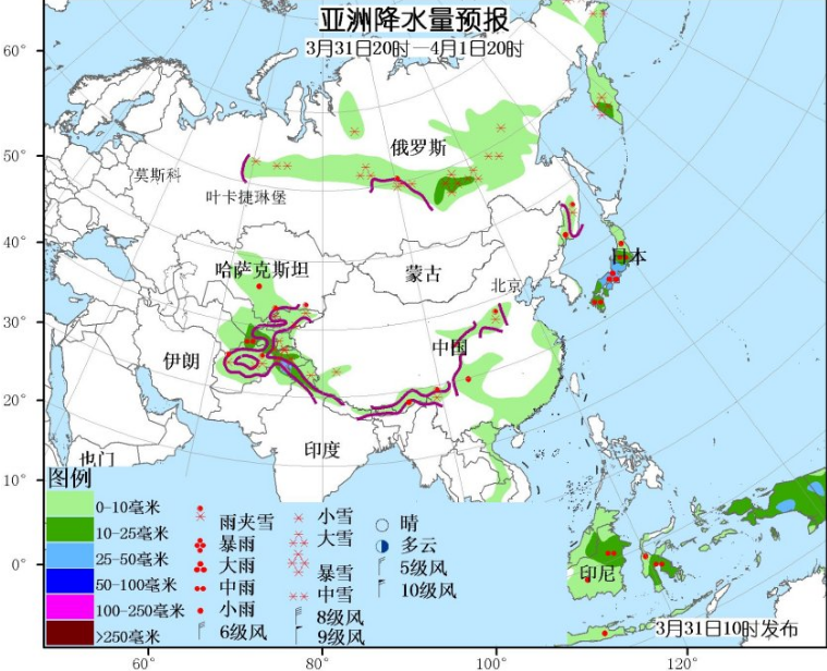 亚洲降水量