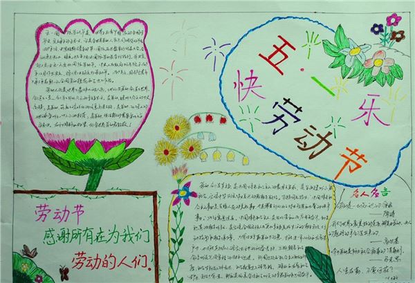 2020最新五一节手抄报图片 简单又好看的五一劳节手抄报大全