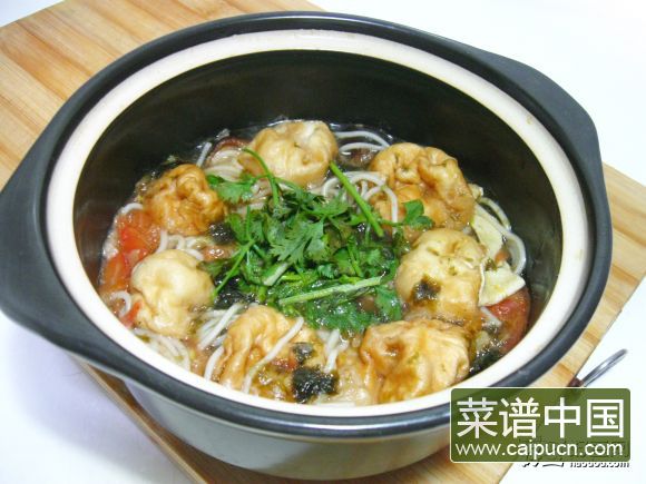 面筋沙锅汤