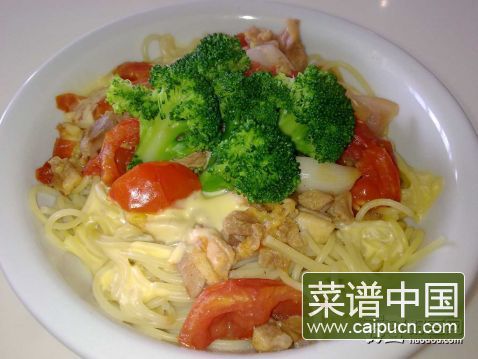 鸡肉蕃茄意粉