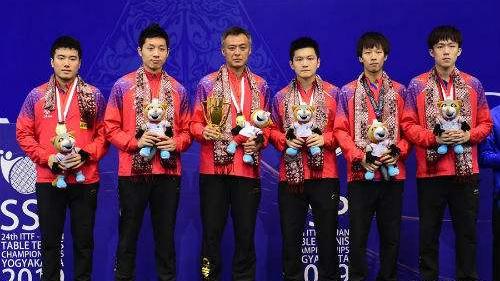 中国男乒3-0韩国 连续11次夺冠直通奥运