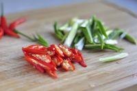 干锅孜然羊肉花菜的做法步骤4