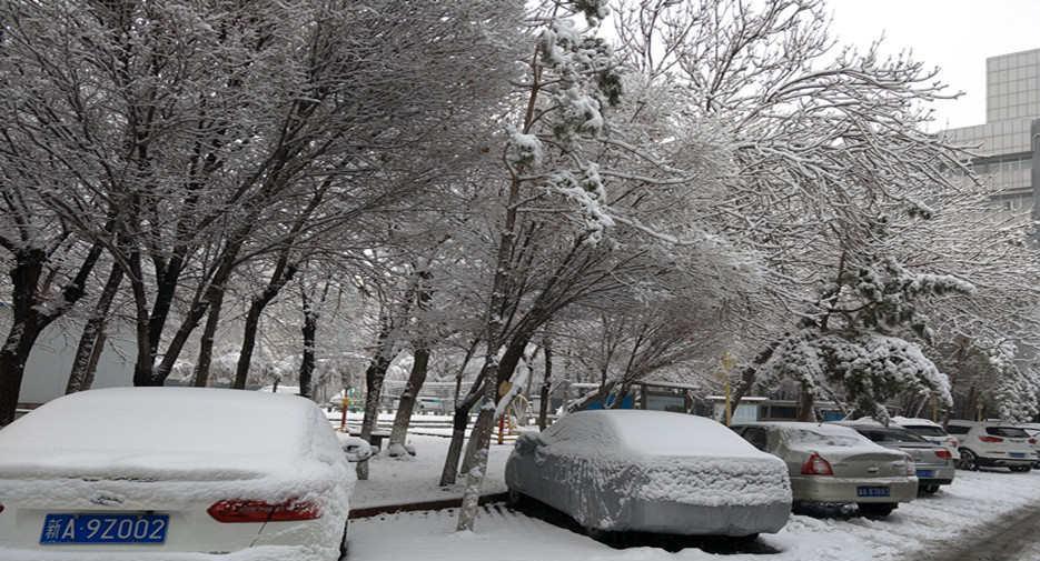 乌鲁木齐迎入冬以来最大降雪 出门要保暖