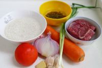 新疆牛肉抓饭的做法步骤1