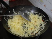 醋溜土豆丝的做法步骤8