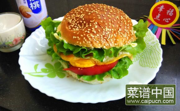 鸡蛋汉堡包