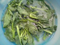 芥兰菜炒卤牛肉的做法步骤2