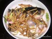 头菜蒸仙骨鱼的做法步骤2
