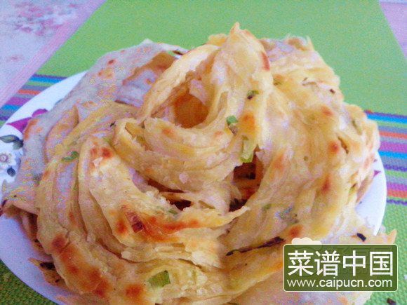 手撕葱花饼