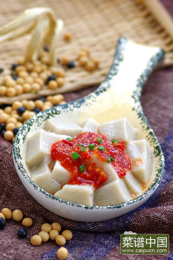 蒜蓉嫩豆腐