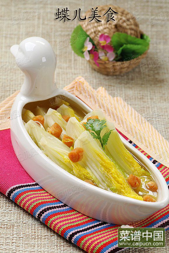 干贝娃娃菜