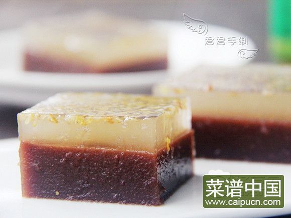 水晶桂花羊羹